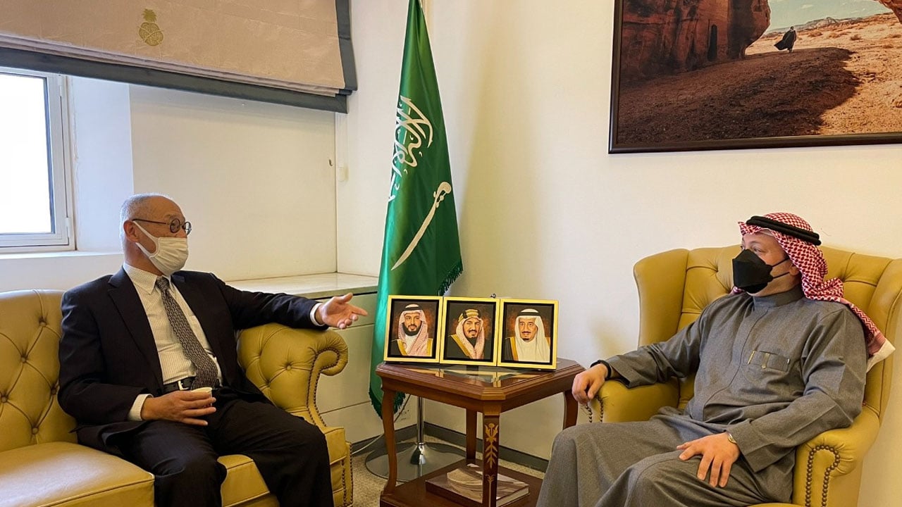 وكيل وزارة الخارجية  يبحث مع السفير الياباني بالمملكة العلاقات الثنائية
