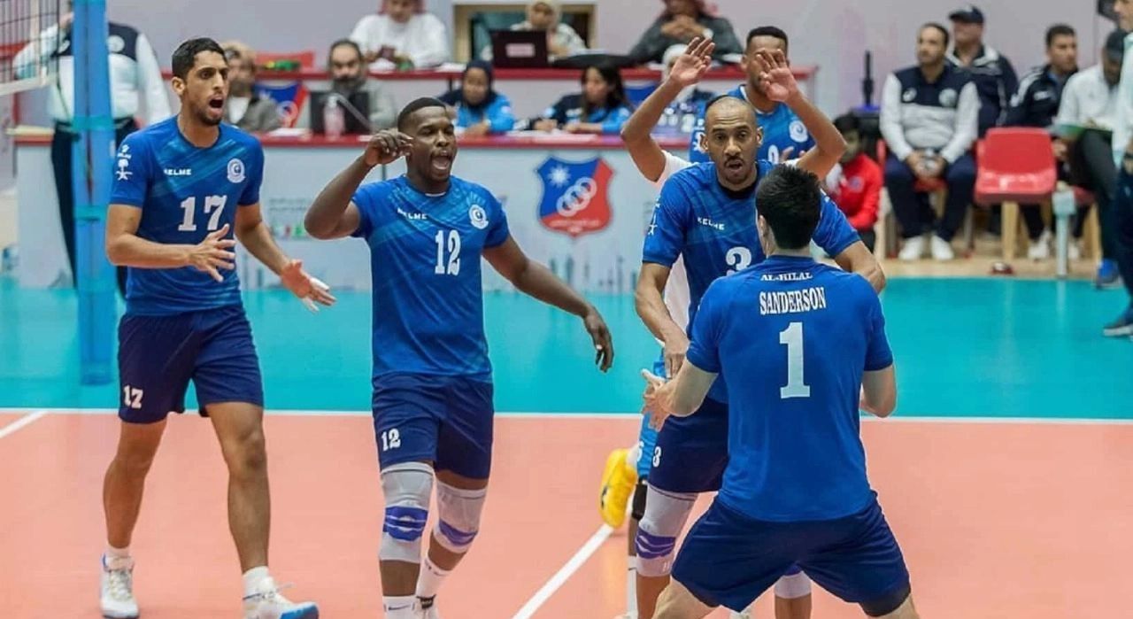 طائرة الهلال تتوج بكأس دوري ممتاز الناشئين