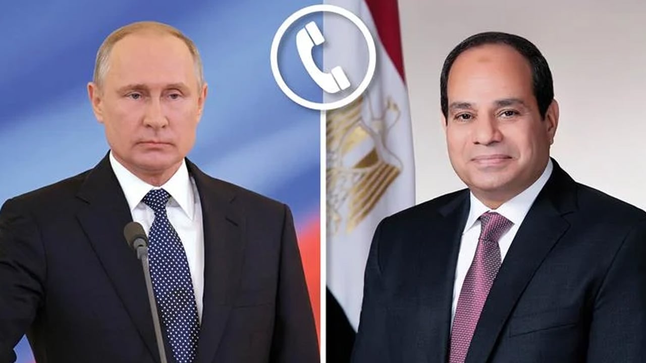 الرئيس المصري يجري اتصالًا هاتفيًّا مع «بوتين»
