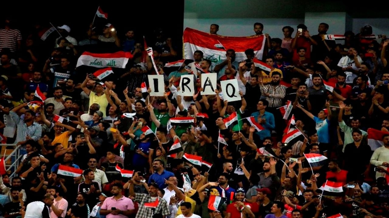 منتخب العراق يختتم تدريباته ببغداد ويستعد للسفر إلى السعودية