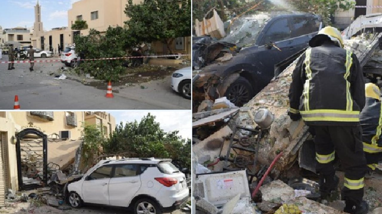 إصابة شخص في انفجار نتيجة تسرب غاز بالرياض.. والدفاع المدني يباشر الحادث
