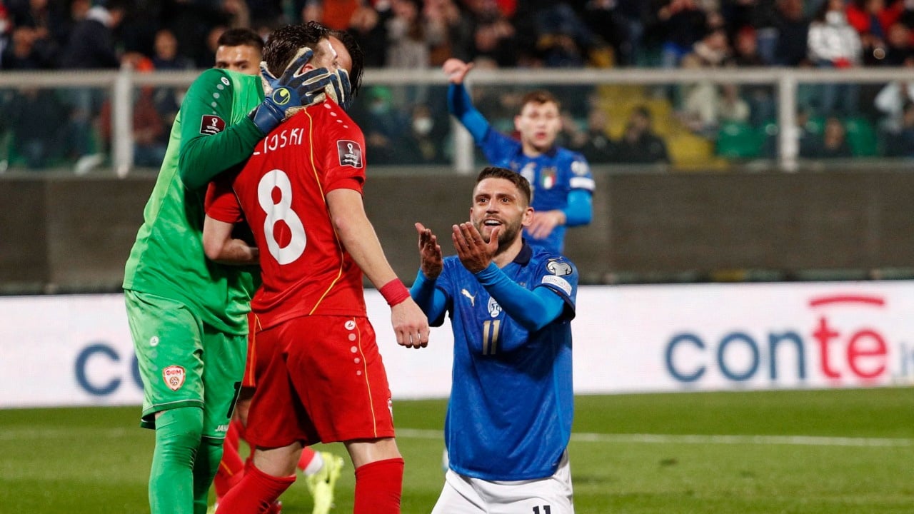إيطاليا خارج كأس العالم مجددًا.. مقدونيا تصعق الآزوري وتصطدم بالبرتغال
