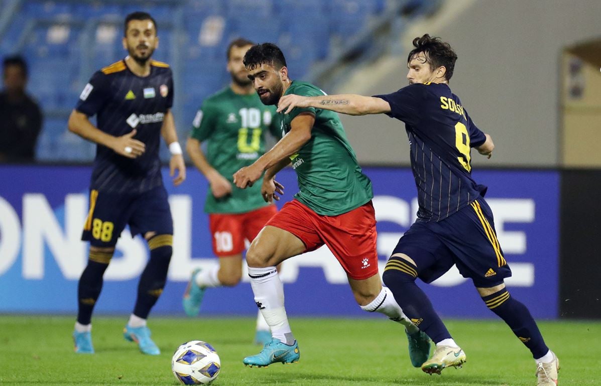 مجموعة الفيصلي.. التعادل الإيجابي يحسم مواجهة ناساف والوحدات في دوري أبطال آسيا