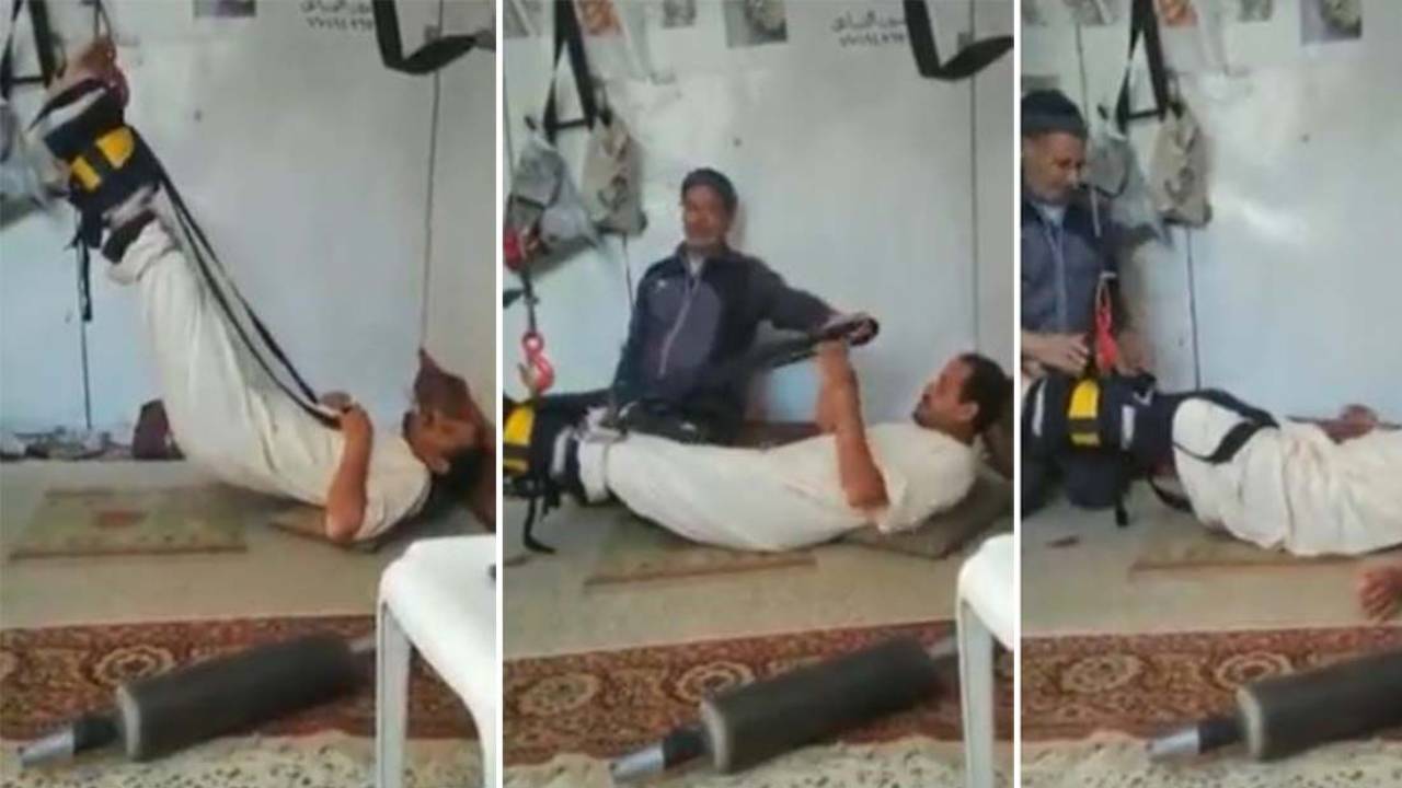 في مشهد مرعب ... «سمكرية» لعلاج آلام الظهر باليمن