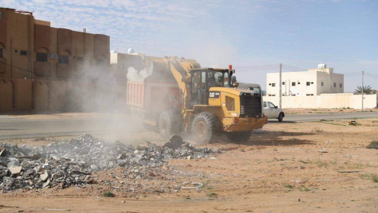 خلال عام.. «الشؤون البلدية» تزيل أكثر من 120 مليون م3 من مخلفات البناء والهدم 