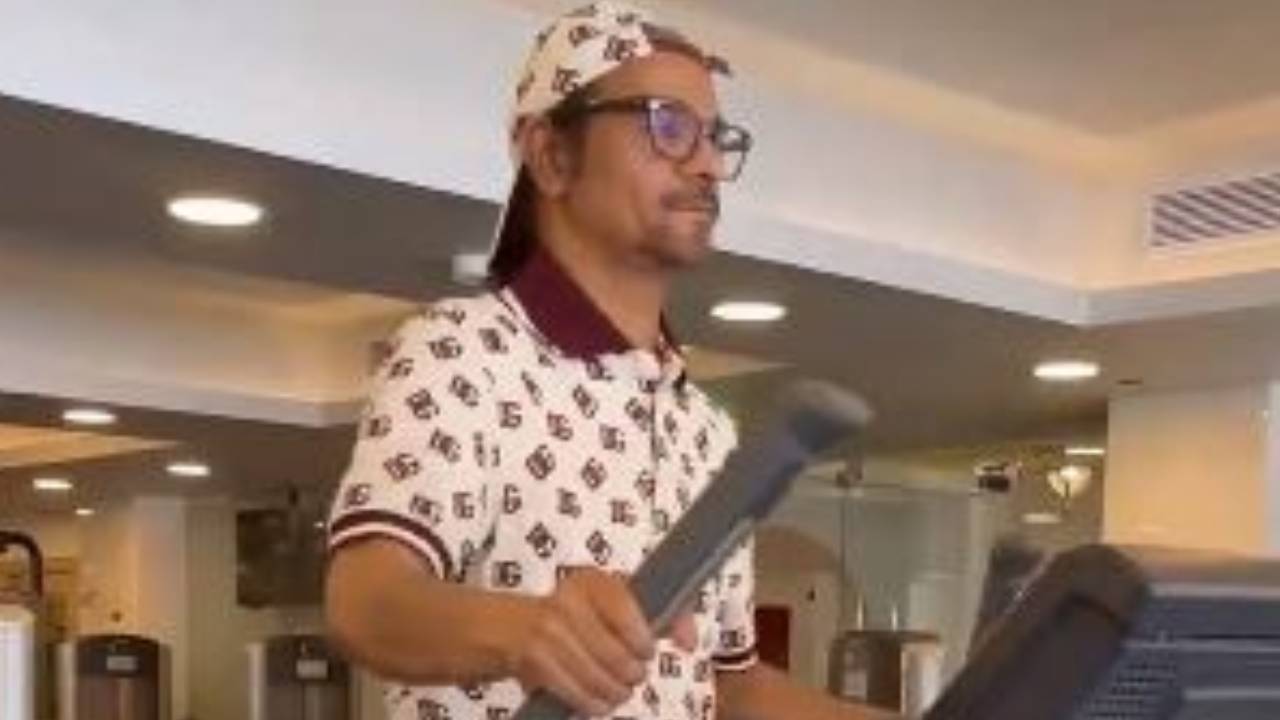 رابح صقر يشارك جمهوره تمارينه الرياضية.. ويعلق: الطقم ما ممكن يعجب ناس