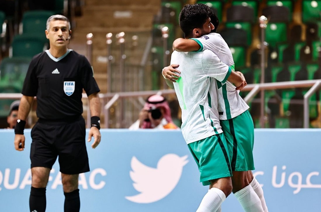 أخضر الصالات يصطدم بالعراق في ربع نهائي كأس العرب