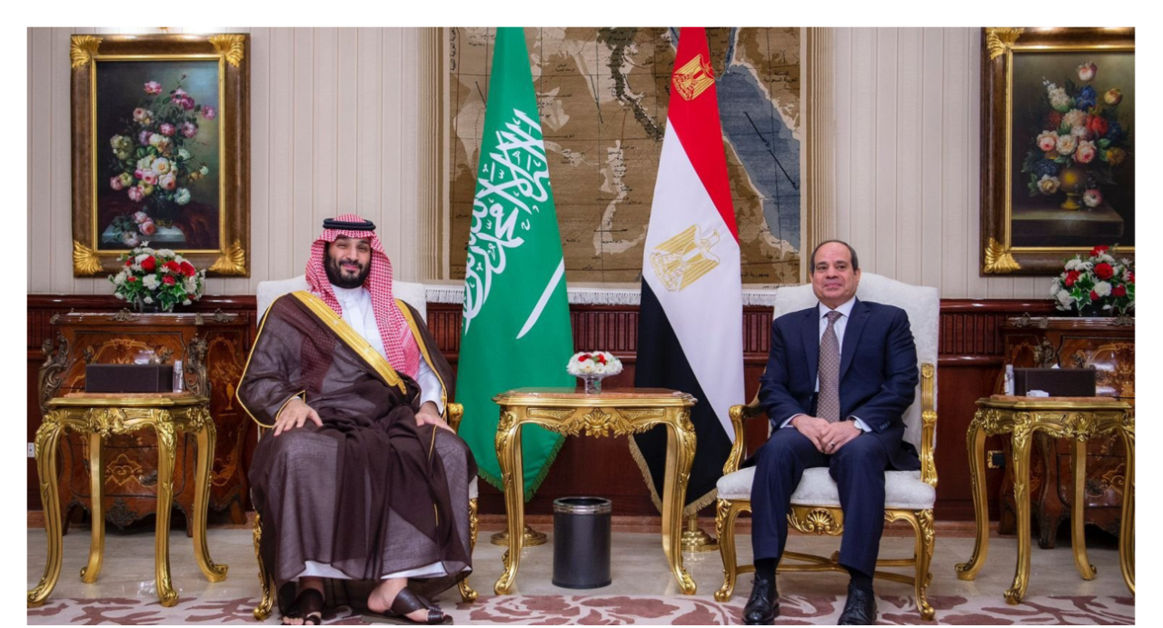 «جبل طويق والسد العالي».. هكذا احتفى رواد التواصل بزيارة ولي العهد إلى مصر