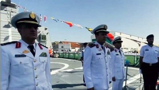 بالفيديو.. قائد القوات البحرية يدشن سفينة «جلالة الملك – الدرعية»

