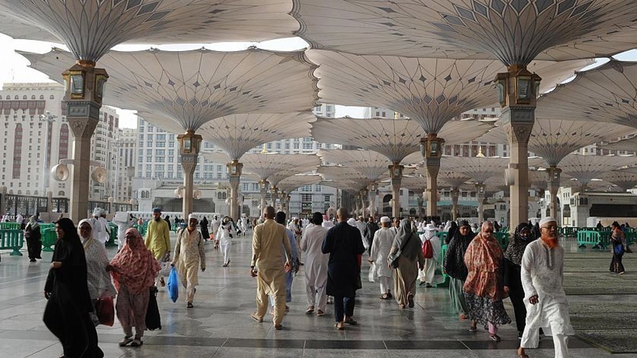 وصول أكثر من 312 ألف حاج إلى المدينة المنورة
