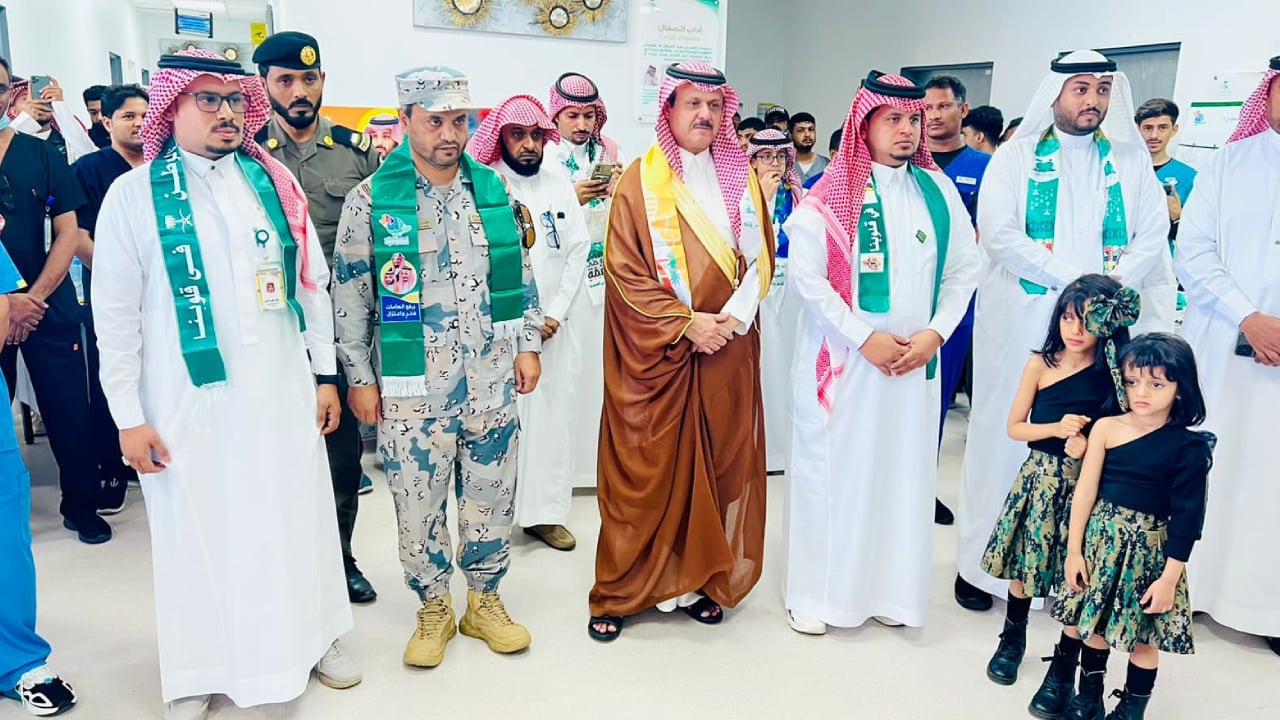 برعاية المحافظ السبيعي.. مستشفى الحرث يحتفي بذكرى اليوم الوطني 92