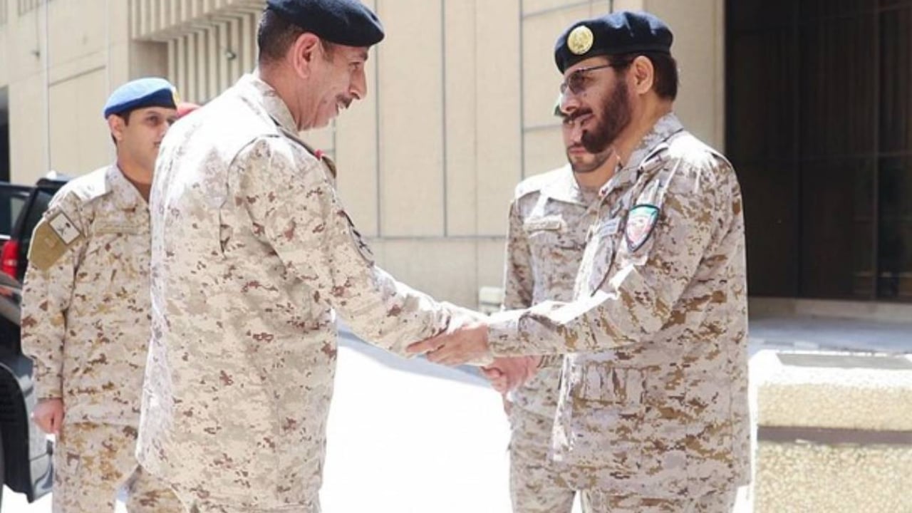 قائد القوات المشتركة يستقبل رئيس الجهاز العسكري بوزارة الحرس الوطني