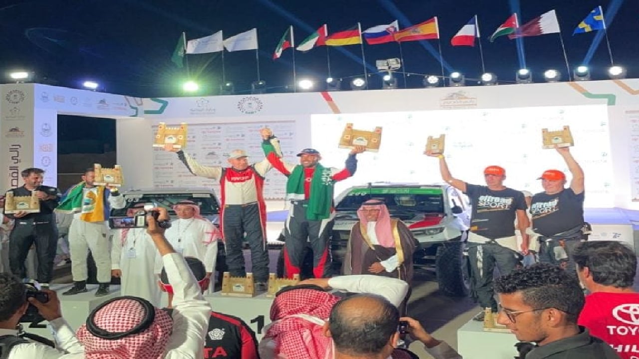 اختتام وتتويج أبطال رالي القصيم 2022

