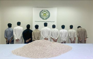 إحباط تهريب 1.9 مليون قرص إمفيتامين بالرياض.. والقبض على 9 أشخاص
