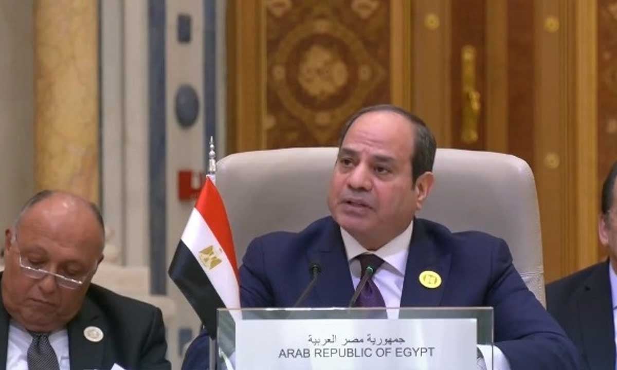 الرئيس المصري: لم ندخر جهدًا لتطوير الشراكة العربية- الصينية وعلى رأسها دعم مبادرة الطريق والحزام