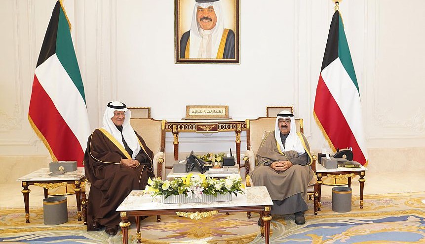 ولي عهد الكويت يستقبل وزير الطاقة