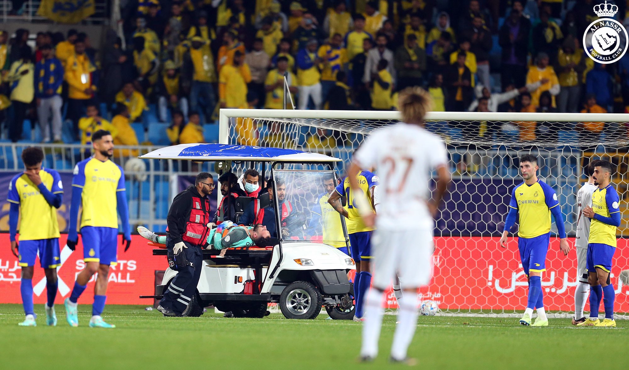 النصر: أوسبينا أصيب بكسر بأحد عظام المرفق ويغيب عن الملاعب 6 أسابيع

