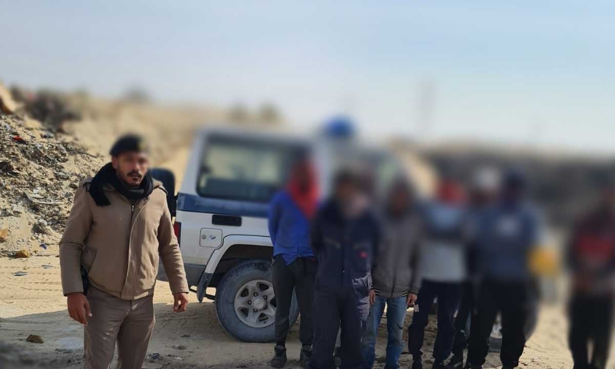ضبط موقع لجمع وتخزين النفايات تقوم عليه عمالة مخالفة في بقيق
