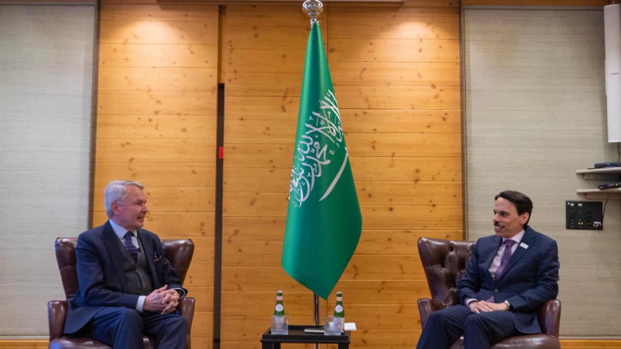 وزير الخارجية يستعرض مع نظيره الفنلندي سبل تعزيز العلاقات بين البلدين