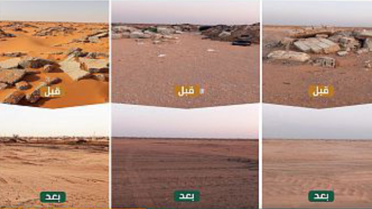 محمية الإمام عبدالعزيز تُزيل 140 ألف طن من المخلفات خلال 2022