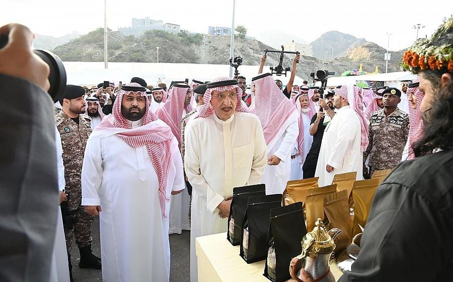 افتتاح مهرجان البن السعودي العاشر بمحافظة الداير