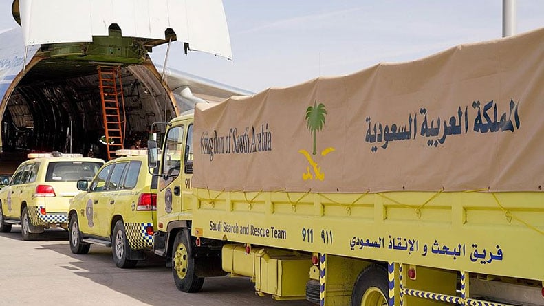 الطائرتان الإغاثيتان الرابعة والخامسة تغادران الرياض باتجاه تركيا (فيديو)
