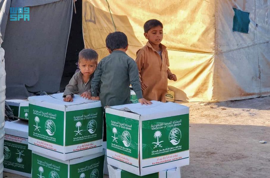 إغاثي الملك سلمان يوزع 259 طنًّا من المساعدات غذائية في مأرب