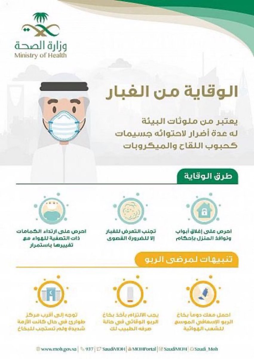 تأثير موجات الغبار على الإنسان
