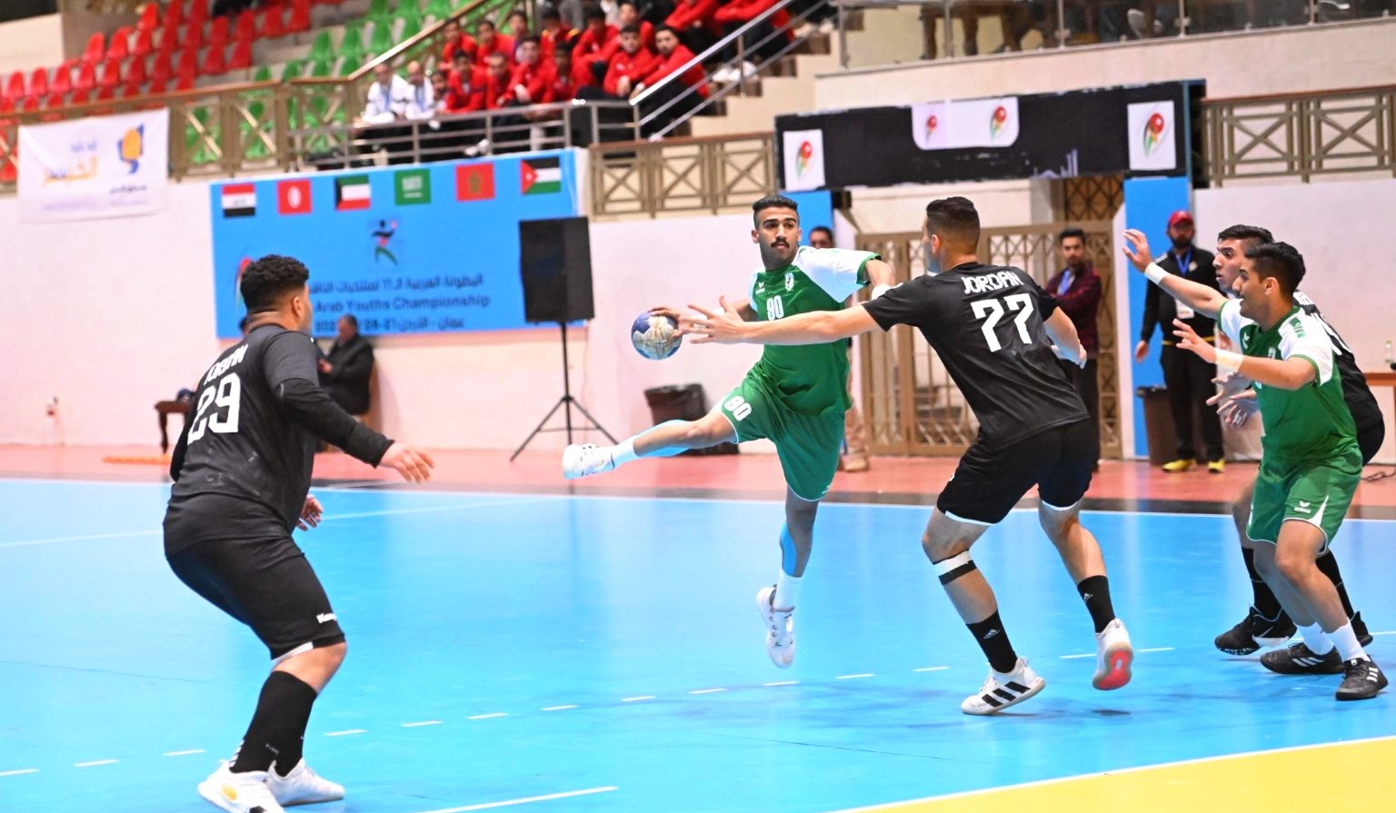 المنتخب السعودي لكرة اليد للناشئين ينفرد بصدارة البطولة العربية