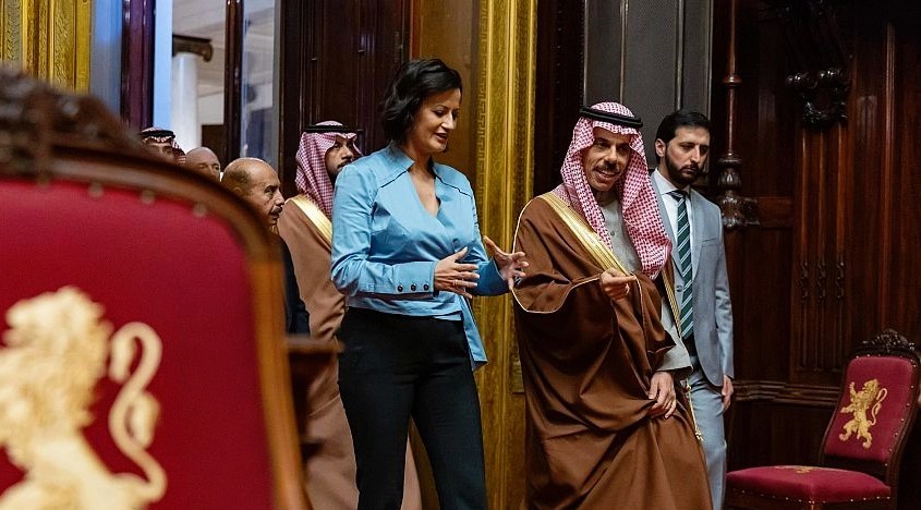 وزير الخارجية يبحث مع رئيسة مجلس الشيوخ البلجيكي تعزيز العلاقات الثنائية
