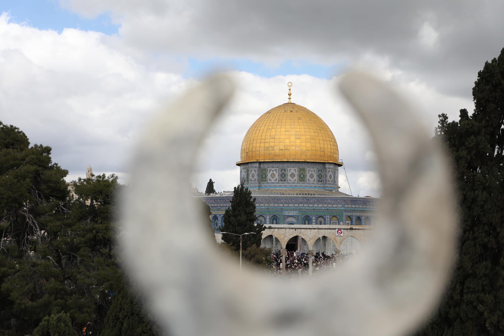 صلاة الجمعة بالمسجد الأقصى 