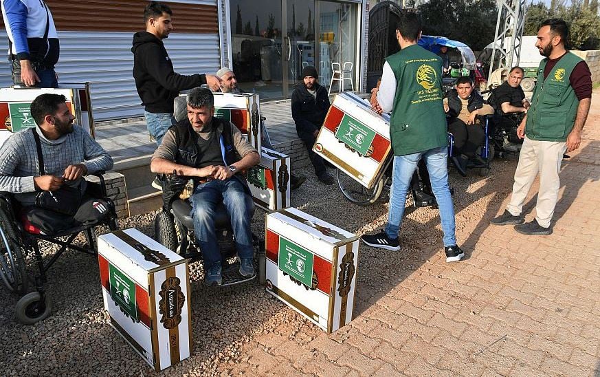 مركز الملك سلمان للإغاثة يواصل توزيع مساعداته بتركيا