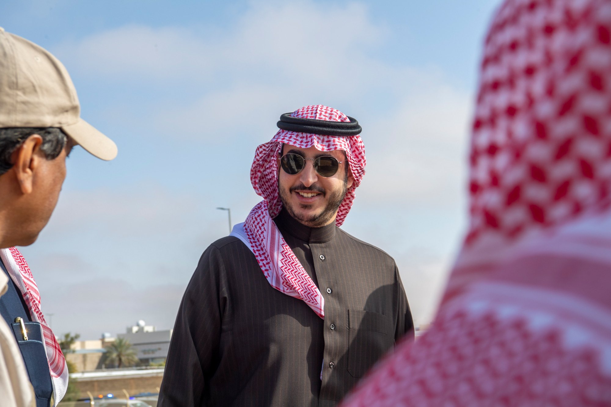 أمير الجوف يزور مشروع الطوير الأثري 