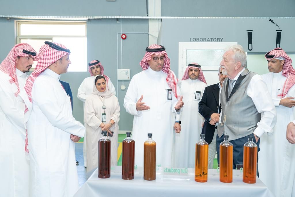 خلال افتتاح أول مصنع للوقود الحيوي بالمملكة 