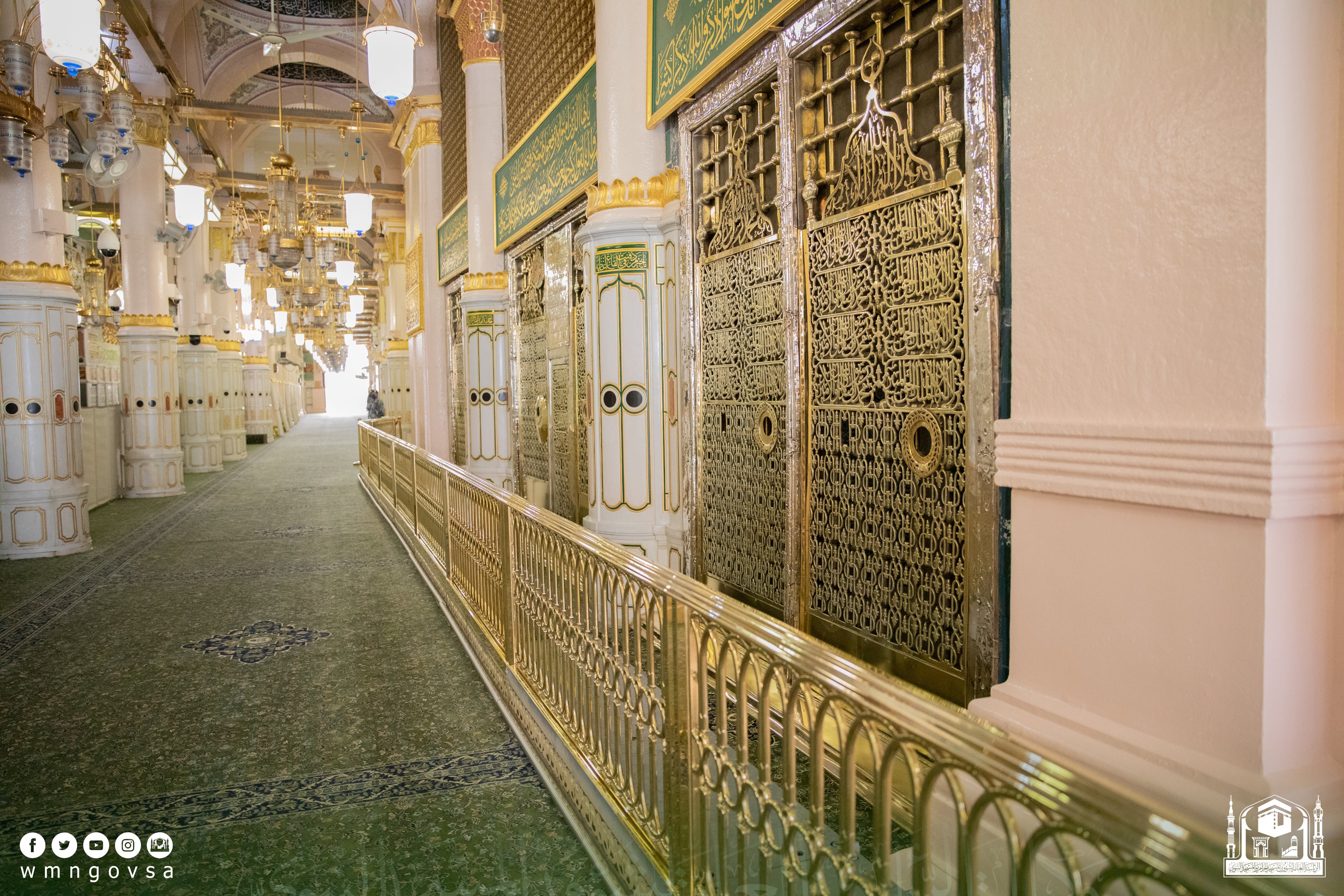  الحاجز النحاسي المذهب الجديد 