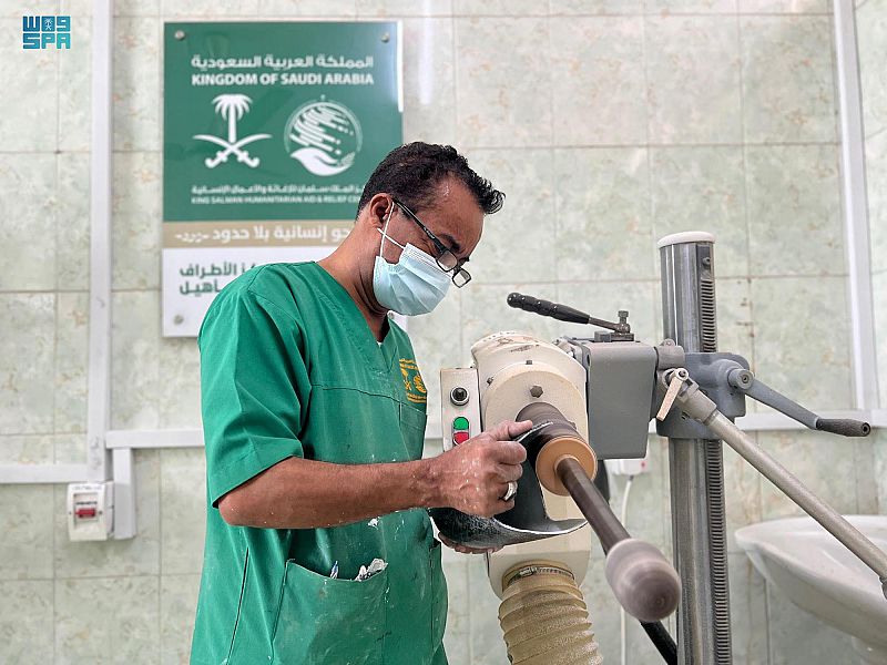 بدعم «الملك سلمان للإغاثة».. «الأطراف الصناعية» في عدن يُقدم خدماته الطبية لـ266 مستفيداً خلال مارس