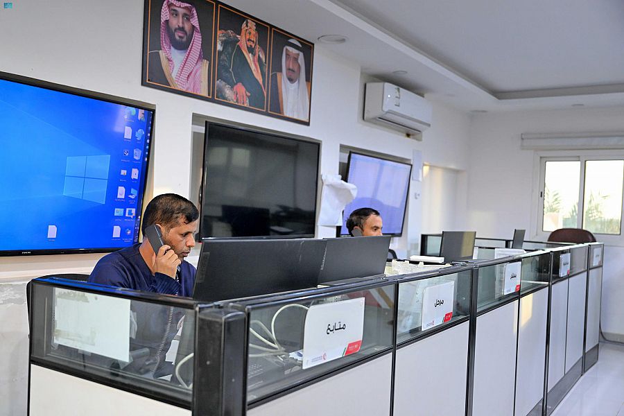 مسعفو الهلال الأحمر بالحدود الشمالية