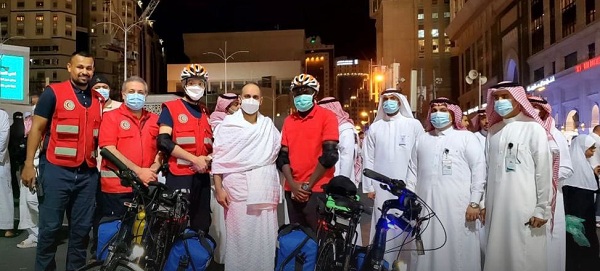 «الهلال الأحمر»: بدء استخدام الدراجات الهوائية والنارية المجهزة إسعافيًّا لتحسين تجربة المعتمرين