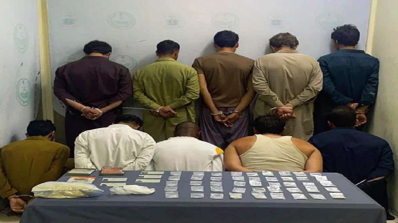 القبض على 10 مقيمين لترويجهم مادة الشبو بمحافظة حفر الباطن