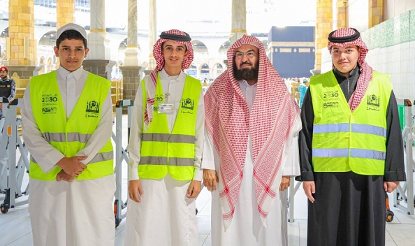 بالفيديو.. السديس يؤكد الدور الفاعل للمتطوعين في خدمة المعتمرين والمصلين بالمسجد الحرام