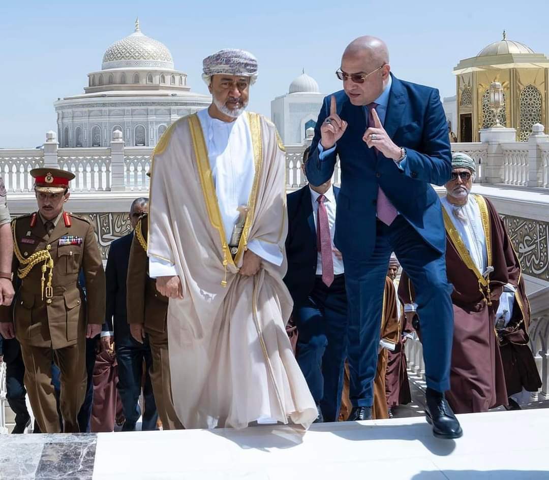 سلطان عمان يزور العاصمة الإدارية الجديدة 
