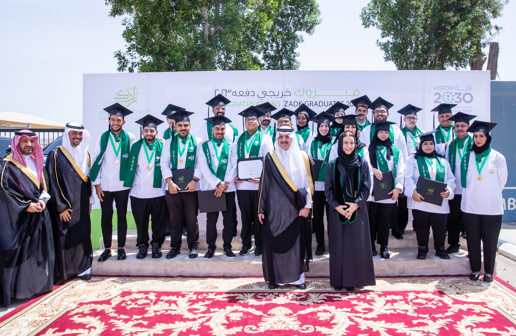 أمير المنطقة الشرقية خلال حفل تخريج الأكاديمية السعودية لفن الطهي