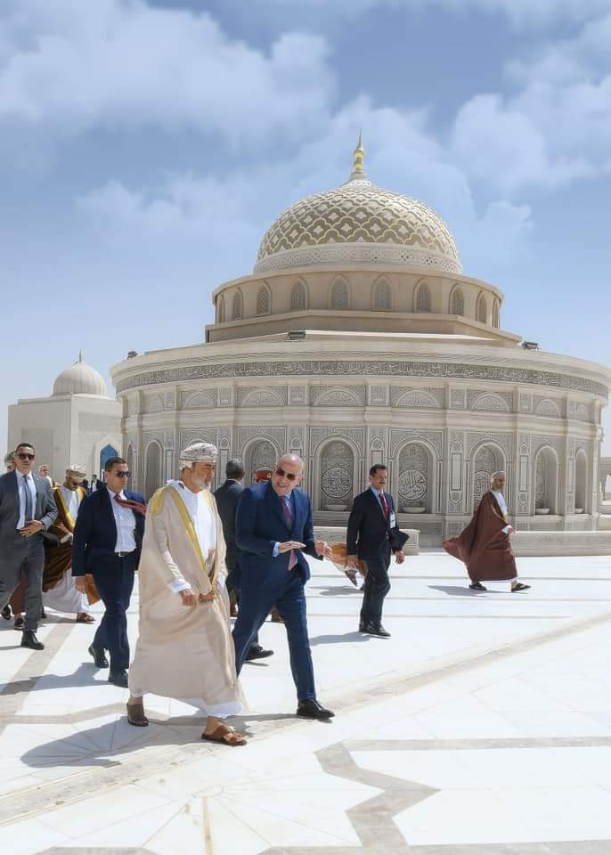 سلطان عمان يزور العاصمة الإدارية الجديدة 
