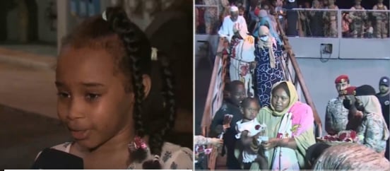 بالفيديو.. طفلة سودانية توجه الشكر للمملكة عقب وصولها مطار جدة

