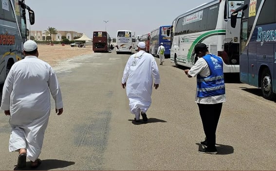 مدينة الحجاج بمحافظة خيبر تستقبلُ حجاجَ البر القادمين من المنافذ الشمالية
