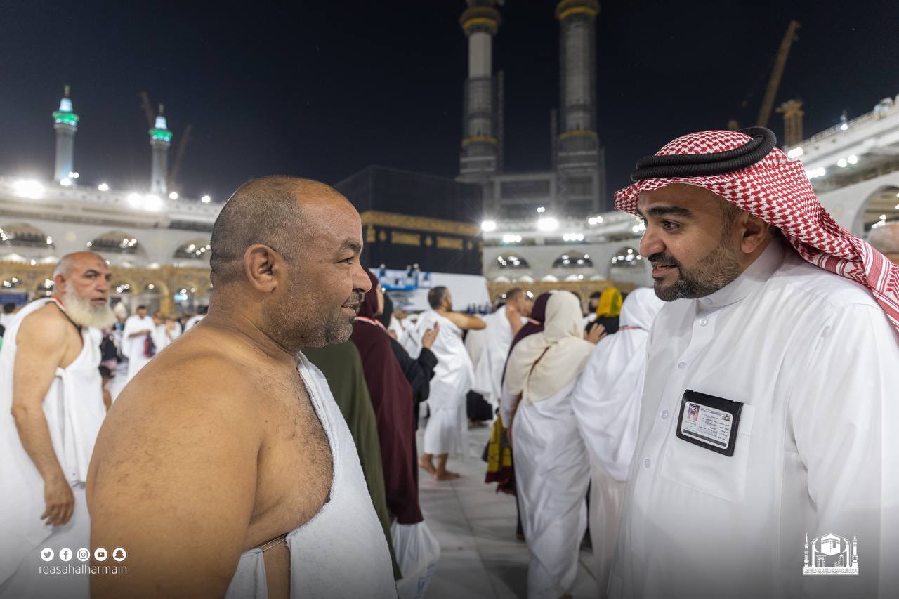 ضيوف الرحمن في المسجد الحرام