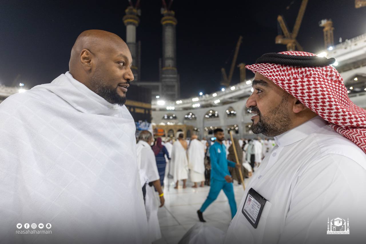 ضيوف الرحمن في المسجد الحرام