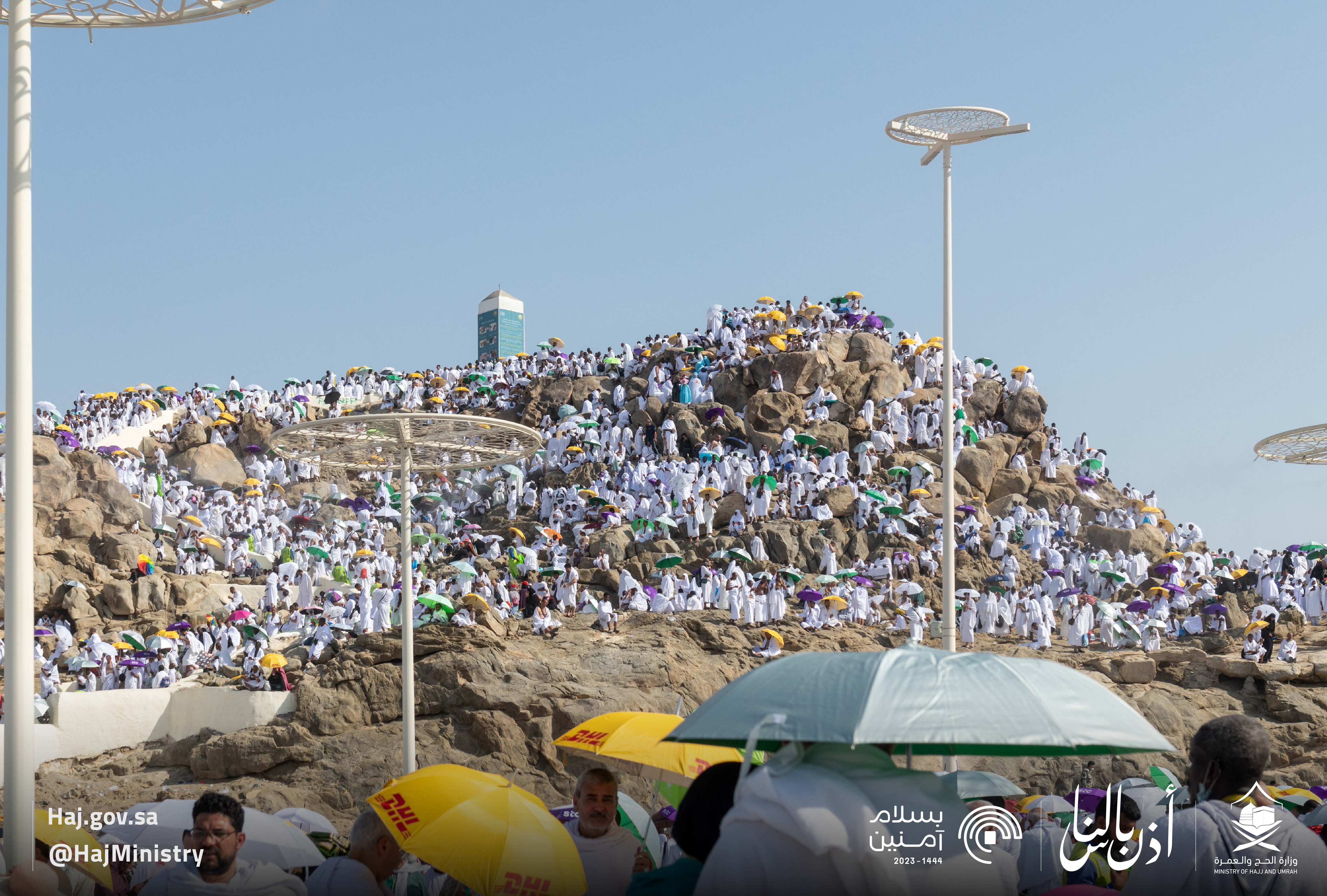 بلغت 376 ميجا وات.. مشعر عرفات يشهد أحمالًا كهربائية تاريخية