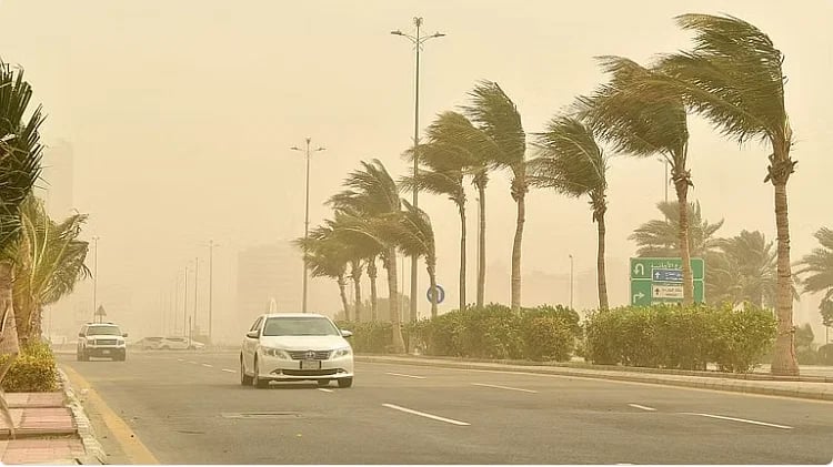 تنبيهات الأرصاد: عوالق ترابية في جازان وعسير .. ورياح نشطة بالمدينة المنورة