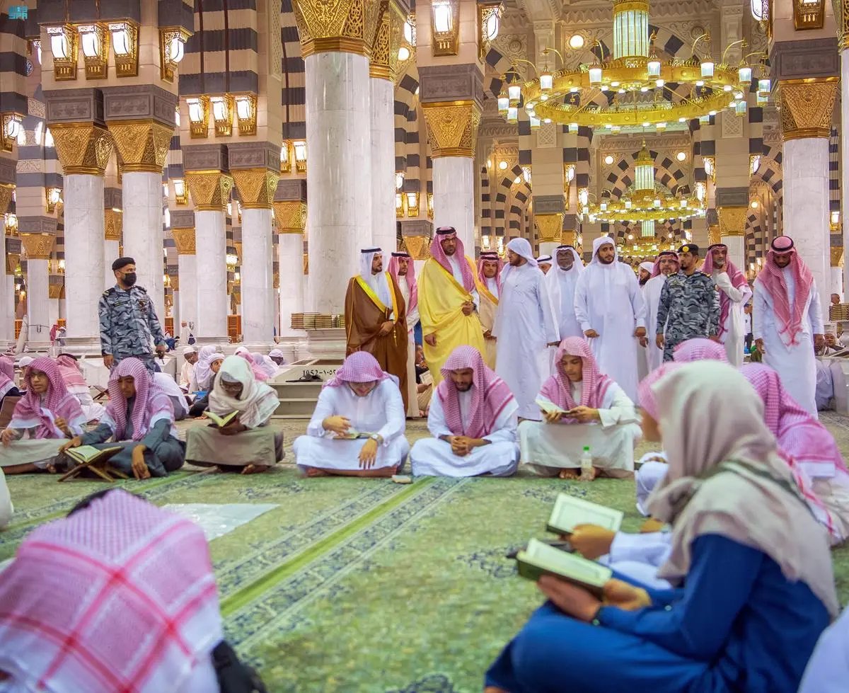 تنظيم برنامج «الدروس العلمية من رحاب المسجد النبوي» خلال شهر شعبان
